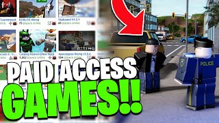 These are the BEST paid access Roblox games to try out! 2021 FREE GAMES!