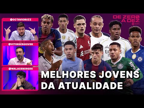 ELENCAMOS OS MELHORES JOGADORES JOVENS DA ATUALIDADE! | DE ZERO A DEZ
