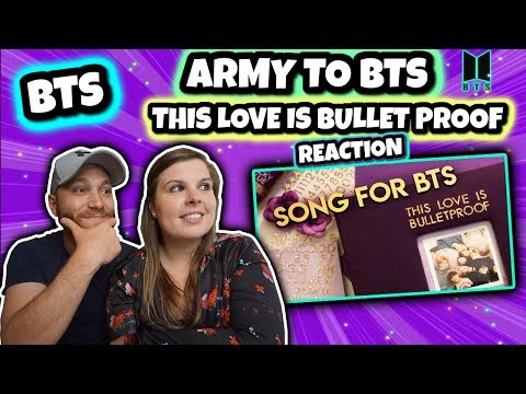 This Love Is Bulletproof 💜 a song from ARMY to BTS [2019 FESTA] Reaction Video