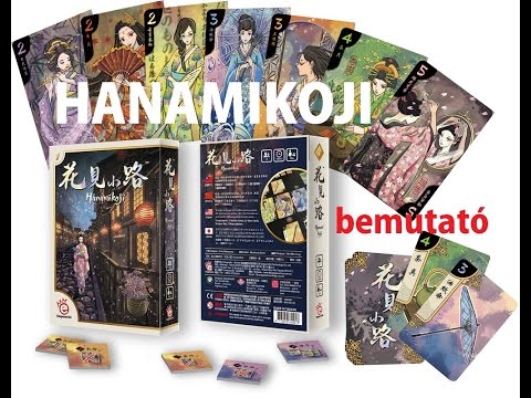 Hanamikoji - társasjáték bemutató - Jatszma.ro