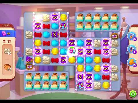 HomeScapes Level 8200 no boosters (15 moves)