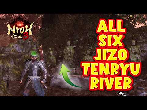 How To Get All 6 Jizo Location At Tenryu River In Nioh 3