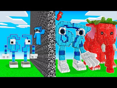 Hice Trampas con BRAINROTS SECRETOS en Reto de Construcción en Minecraft!