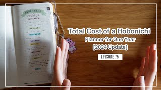 How Much I Spent on my 2023 Planner | Hobonichi Cost Breakdown EP 75 🇯🇵
