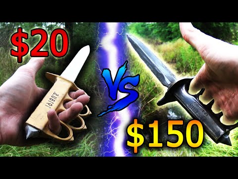$20 vs $150 WW1 TRENCH KNIFE!