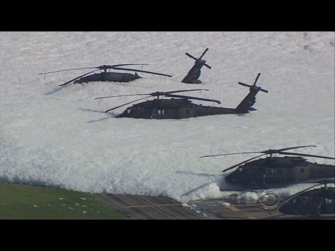 U.S. chopper base covered in safety foam