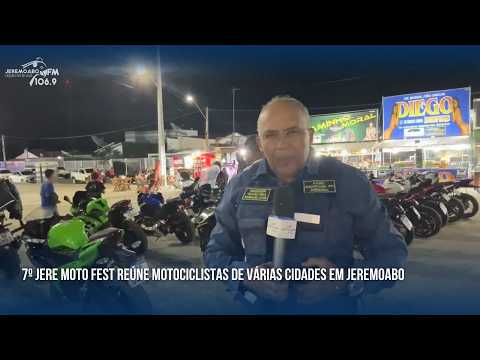 7º JERE MOTO FEST REÚNE MOTOCICLISTAS DE VÁRIAS CIDADES EM JEREMOABO