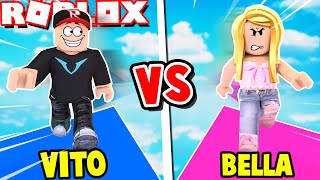 CHŁOPAK VS DZIEWCZYNA - KTO WYGRA WYŚCIG W ROBLOX?! (Roblox Speed Run 4) | Vito vs Bella