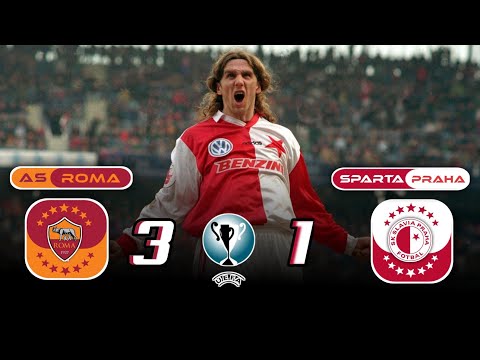 AS Roma 🇮🇹 × 🇨🇿 Slavia Praha | 3 × 1 | HIGHLIGHTS | All Goals | Winners cup 1995/96