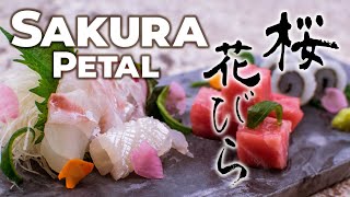 ♪調理音ASMR♪大根と人参で作る「桜の花びら」食卓が華やかに【プロの和食料理人】が「包丁の持ち方」「片刃と両刃の違い」「切れ方の違い」も丁寧に教えます。字幕オンで詳しい説明もみれます。