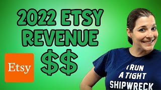 2022 Etsy Revenue - Create a Semi-Passive Income selling digital downloads