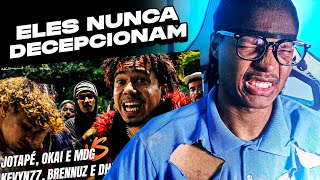 (RIMA INSANA!!!) JOTAPÊ, OKAI E MDG X BRENNUZ, DHERIK E KEVYN77 | React | FINAL | SENNA 2.0 #36