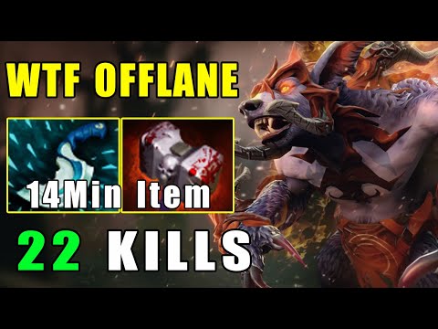 [Ursa] WTF IMBA OFFLANE 10Min Blink Dagger Raoming Everywhere Ez 22Kills (FullGame Dota2 7.22f)