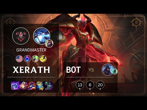 Xerath Bot vs Aphelios - NA Grandmaster Patch 11.14