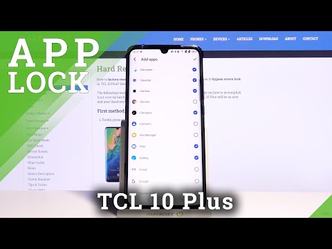 How to Set Up App Lock in TCL 10 Plus – Lock Apps with Password