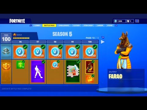 Fortnite Season 5 Update New Tier 100 Max Battle Pass Skins - fortnite season 5 update new tier 100 max battle pass skins more fortnite battle royale
