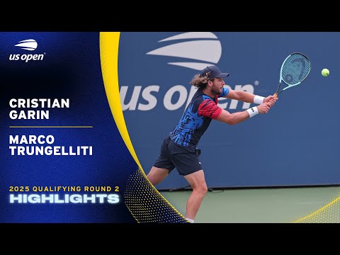 Cristian Garin vs. Marco Trungelliti Highlights | 2025 US Open Qualifying Round 2