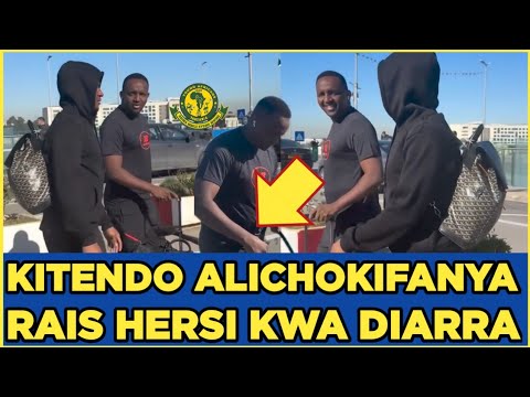 VIDEO : HII INA FURAHISHA SANA 🤩 RAIS HERSI ALICHOMFANYIA DJIGUI DIARRA 