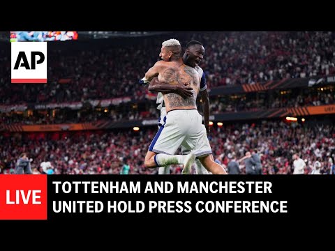 LIVE: Tottenham and Manchester United hold press conference after Europa League final