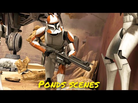 All Commander Ponds scenes - Ep. 2, The Clone Wars