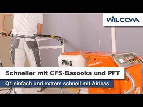 Schneller mit CFS Bazooka und PFT