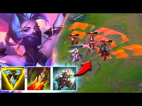 Akali but it's the korean build that can 1v5 entire teams (34 KILL MASSACRE)
