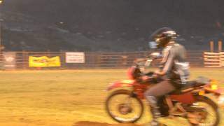 preview picture of video 'Granby Rodeo Motorcycle Barrel Racing'