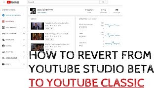 How to Get The Old You Tube Layout Back as Your Default - 2018