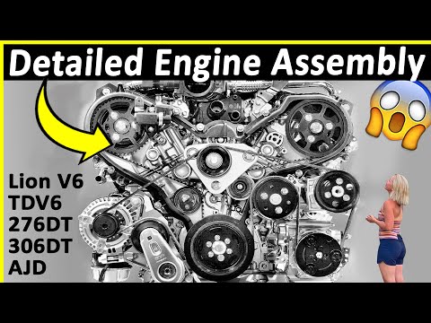 Detailed Engine Assembly - Land Rover 2.7L TDV6