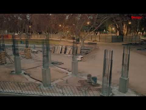 Las primeras imágenes del puente del Parque de Mayo