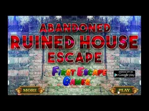 Abandoned Ruined House Escape Walk Through - FirstEscapeGames