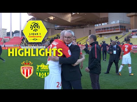 AS Monaco - FC Nantes ( 2-1 ) - Highlights - (ASM - FCN) / 2017-18