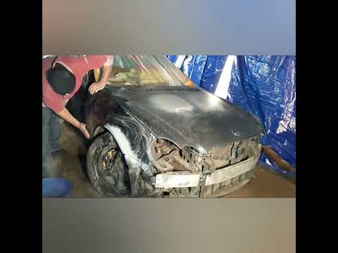 Nassschleifen letzter Schritt vor dem lackieren