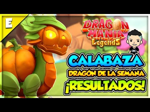 DRAGÓN DE LA SEMANA: CALABAZA - Dragon Mania Legends