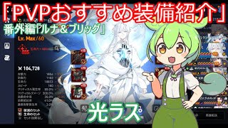 「エピックセブン」PVPおすすめ装備紹介光ラス「番外編PVEルナ＆ブリッグ」「ずんだもん」#13