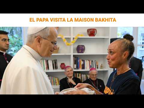 León XIV se reune con religiosos, voluntarios e inmigrantes | RTVE Noticias