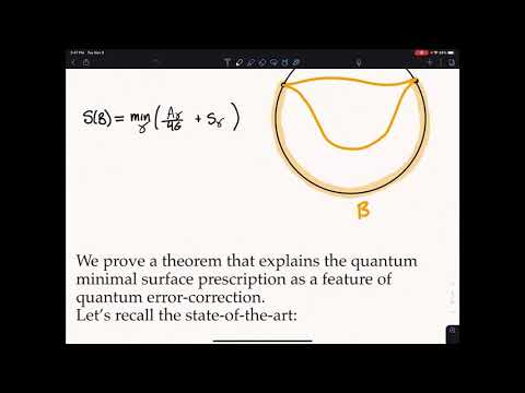 Chris Akers: Quantum minimal surfaces