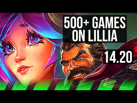 LILLIA vs GRAVES (JGL) | 17/2/16, Legendary, 500+ games | KR Diamond | 14.20