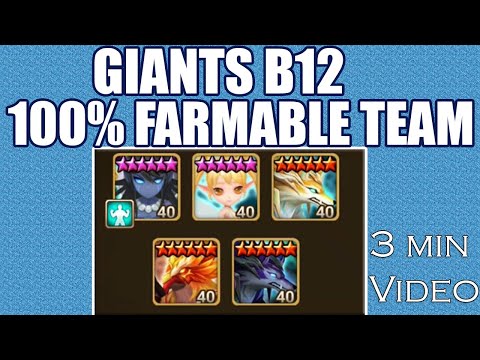 EASIEST F2P GB12 TEAM All Farmable Units | 3 Min Beginners Guide