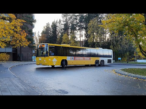 Amazing Volvo 8700LE Linjaliikenne Nyholm 55 ZF Ecomat, line 42 Keskusta-Varissuo, Turku