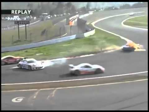Super GT 2007 Round 3 Fuji Epson NSX Big Crash