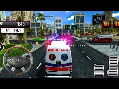 911 Ambulance City Rescue Game #2 - American Ambulance Emergency Simulator 2022 Android Gameplay