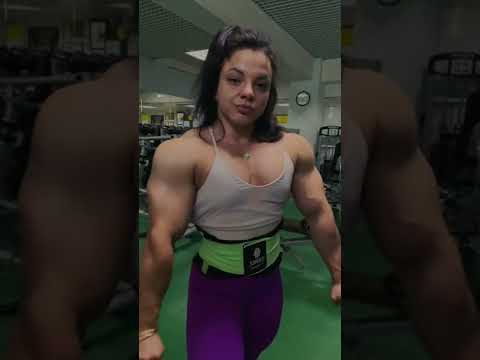 Bodybuilder Short Fitness Models Training Muscle Girls Shorts(5)