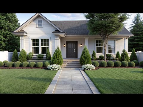 Minimalist Front Yard Landscaping | Achieving a Contemporary and Serene Outdoor Space