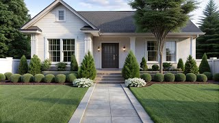 Minimalist Front Yard Landscaping | Achieving a Contemporary and Serene Outdoor Space
