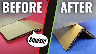How to Make Strong Folds in Cardboard!