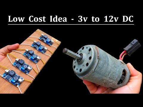Run 1500W DC Motor with 3V cell New Amazing Hack