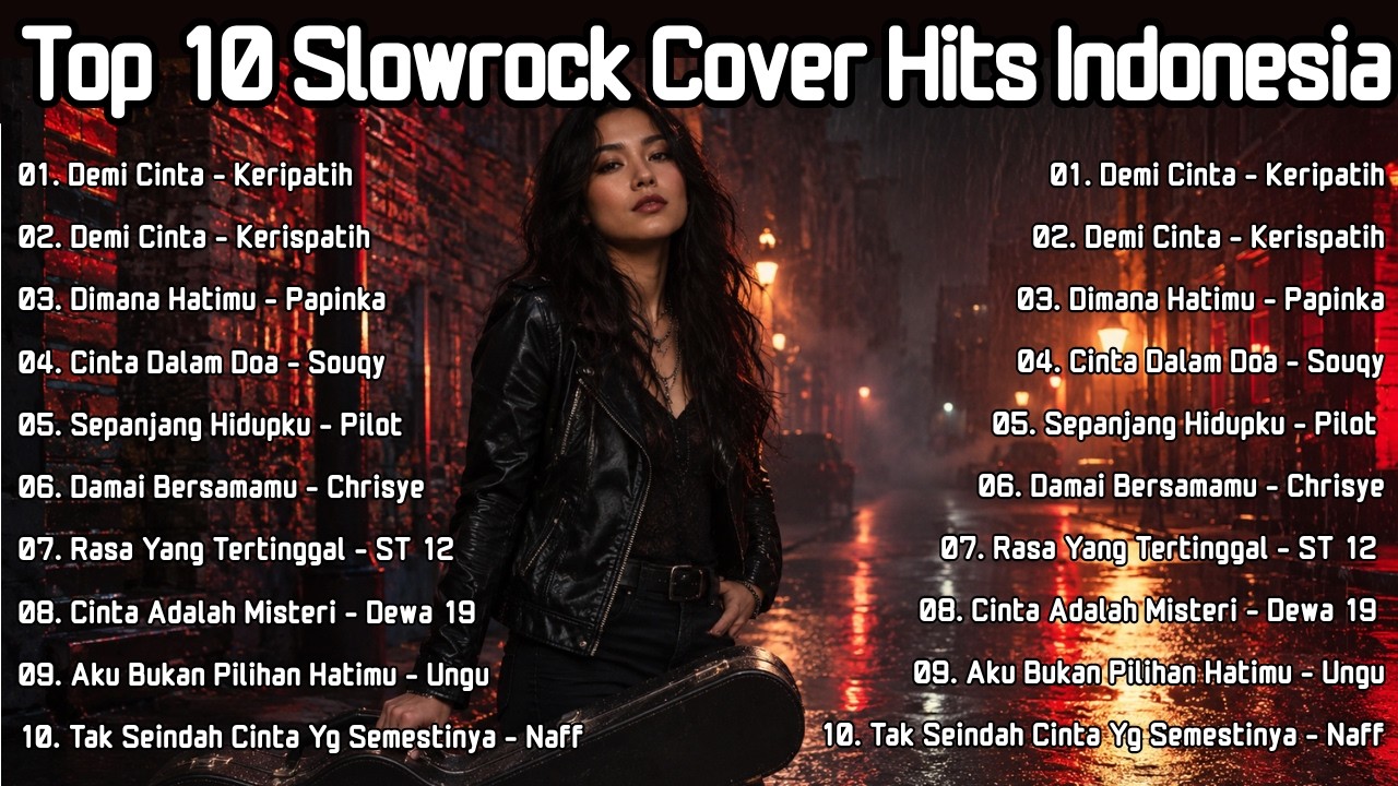 TOP 10 SLOW ROCK HITS INDONESIA 🎵 FULL LAGU GALAU | Cover By Raesta AI