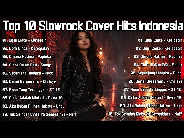 TOP 10 SLOW ROCK HITS INDONESIA 🎵 FULL LAGU GALAU | Cover By Raesta AI SDDEFAULT Thumbnail