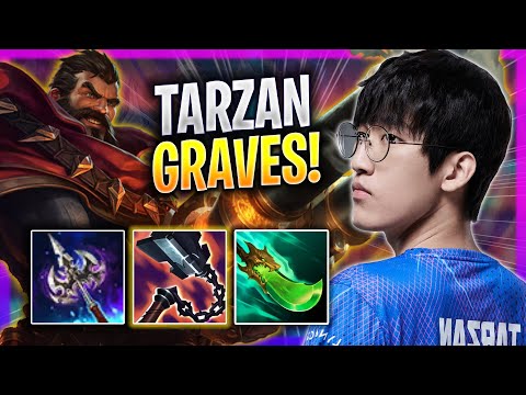 TARZAN LITERALLY GOD MODE WITH GRAVES! - LNG Tarzan Plays Graves JUNGLE vs Nidalee! | Season 2023
